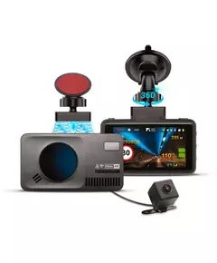 Купить Видеорегистратор с радар-детектором TrendVision REAL 4K SIGNATURE LNA 2CH DriveCam GPS ГЛОНАСС черный в компании Зеон