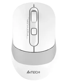 Купить Мышь A4-Tech Fstyler FB10C GRAYISH WHITE белый/серый оптическая 2000dpi беспров. BT/Radio USB 4but в компании Зеон