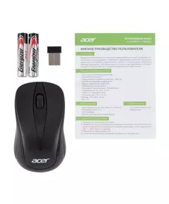 Купить Мышь Acer OMR131 черный оптическая 1000dpi беспров. USB для ноутбука 2but [ZL.MCEEE.01E], изображение 8 в компании Зеон