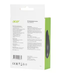 Купить Мышь Acer OMR131 черный оптическая 1000dpi беспров. USB для ноутбука 2but [ZL.MCEEE.01E], изображение 10 в компании Зеон