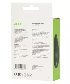 Купить Мышь Acer OMR132 синий/черный оптическая 1000dpi беспров. USB для ноутбука 2but [ZL.MCEEE.01F], изображение 10 в компании Зеон