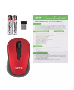 Купить Мышь Acer OMR136 красный оптическая 1000dpi беспров. USB для ноутбука 2but [ZL.MCEEE.01J], изображение 8 в компании Зеон