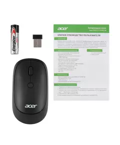 Купить Мышь Acer OMR137 черный оптическая 1600dpi беспров. USB 3but [ZL.MCEEE.01K], изображение 8 в компании Зеон