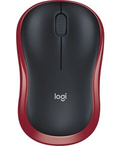 Купить Мышь Logitech M185 черный/красный оптическая 1000dpi беспров. USB1.1 для ноутбука 2but [910-002237] в компании Зеон