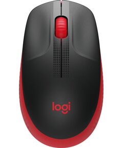 Купить Мышь Logitech M190 черный/красный оптическая 1000dpi беспров. USB 2but [910-005908] в компании Зеон