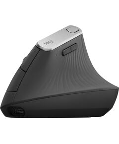 Купить Мышь Logitech MX Vertical черный/серебристый оптическая 4000dpi беспров. BT/Radio USB 4but [910-005449], изображение 2 в компании Зеон