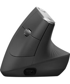 Купить Мышь Logitech MX Vertical черный/серебристый оптическая 4000dpi беспров. BT/Radio USB 4but [910-005449], изображение 4 в компании Зеон