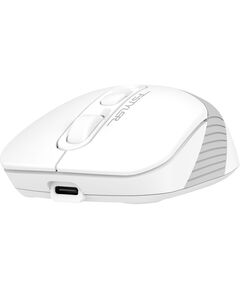 Купить Мышь A4-Tech Fstyler FB10CSUSB GRAYISH WHITE белый/серый оптическая 2000dpi silent беспров. BT/Radio USB 4but, изображение 4 в компании Зеон