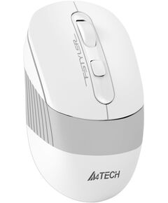 Купить Мышь A4-Tech Fstyler FB10CSUSB GRAYISH WHITE белый/серый оптическая 2000dpi silent беспров. BT/Radio USB 4but, изображение 3 в компании Зеон