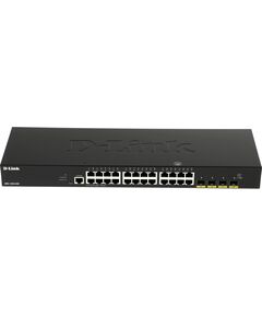 Купить Управляемый коммутатор D-link DGS-1250-28X /A1A 24UTP 1000Mbps+ 4 SFP+, изображение 2 в компании Зеон