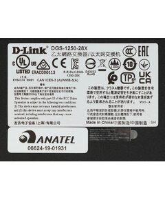 Купить Управляемый коммутатор D-link DGS-1250-28X /A1A 24UTP 1000Mbps+ 4 SFP+, изображение 11 в компании Зеон