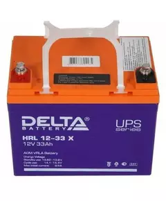 Купить Аккумуляторная батарея Delta HRL 12-33 X 12В, 33Ач, клемма болт М6, ДхШхВ: 195х130х155 мм, изображение 2 в компании Зеон