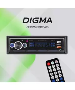 Купить Автомагнитола Digma MCP-413 1DIN 4x45Вт v5.0 USB 2.0 AUX 4 ПДУ, изображение 8 в компании Зеон