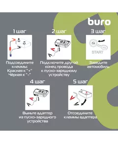 Купить BURO Пуско-зарядное устройство SJ-K80, изображение 13 в компании Зеон