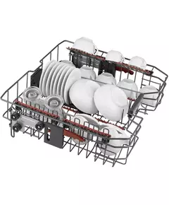 Купить Посудомоечная машина Weissgauff DW 6140 черный/серебристый, полноразмерная, инвертер [432183], изображение 15 в компании Зеон