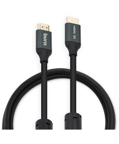 Купить Кабель аудио-видео BURO HDMI (m)/HDMI (m) 3м. феррит.кольца позолоч.конт. черный [BHP-HDMI-2.1-3G], изображение 3 в компании Зеон