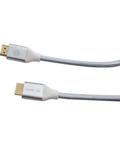 Купить Кабель аудио-видео Cactus HDMI (m)/HDMI (m) 1м. позолоч.конт. серебристый [CS-HDMI.2.1-1], изображение 2 в компании Зеон