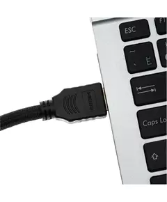 Купить Кабель аудио-видео Cactus HDMI (m)/HDMI (m) 1м. позолоч.конт. черный [CS-HDMI.2-1], изображение 2 в компании Зеон