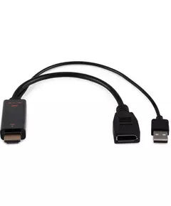 Купить Переходник BURO HDMI (m)/DisplayPort (f) черный [BU-HDMI(M)-DP(F)] в компании Зеон