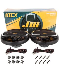 Купить Колонки автомобильные Kicx JM-165 130Вт 89дБ 4Ом 16.5см (6 1/2дюйм) 2 шт коаксиальные трехполосные [2012654], изображение 5 в компании Зеон