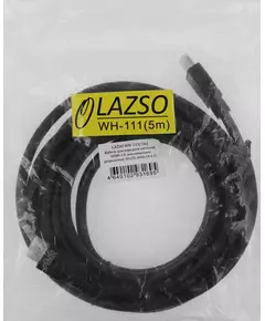 Купить Кабель аудио-видео  LAZSO HDMI (m)/HDMI (m) 5м. позолоч.конт. черный [WH-111(5M)], изображение 3 в компании Зеон