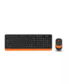 Купить Клавиатура + мышь A4-Tech Fstyler FG1010 ORANGE клав:черный/оранжевый мышь:черный/оранжевый USB беспроводная Multimedia, изображение 3 в компании Зеон