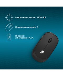 Купить Клавиатура + мышь Oklick S255W клав:черный мышь:черный USB беспроводная Multimedia [1909361], изображение 18 в компании Зеон