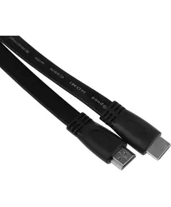 Купить Кабель аудио-видео  High Speed ver.1.4 Flat HDMI (m)/HDMI (m) 1м. позолоч.конт. черный, изображение 2 в компании Зеон