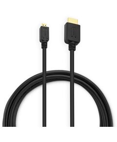 Купить Кабель аудио-видео BURO HDMI 1.4 HDMI (m)/Micro HDMI (m) 3м. черный [MICROHDMI-3M], изображение 2 в компании Зеон