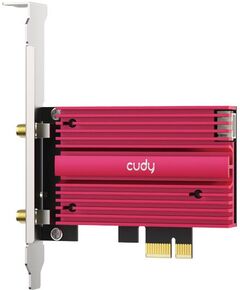 Купить Сетевой адаптер Wi-Fi + Bluetooth Cudy WE4000 АХ5400 PCI Express (ант.внеш.съем) 1ант. в компании Зеон