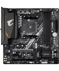 Купить Материнская плата GigaByte B550M AORUS ELITE AX Soc-AM4 AMD B550 4xDDR4 mATX AC`97 8ch(7.1) GbLAN RAID+DVI+HDMI в компании Зеон