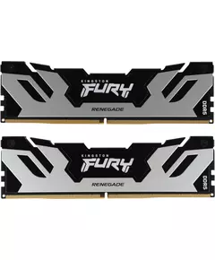 Купить Память Kingston Fury Renegade Silver XMP Gaming 32Gb Kit 2x16Gb DDR5 7200MHz PC5-57600 CL38 DIMM 288-pin 1.45В kit single rank с радиатором RTL [KF572C38RSK2-32] в компании Зеон