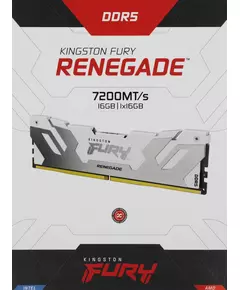 Купить Память Kingston Fury Beast Gaming 16Gb DDR5 7200MHz PC5-57600 CL38 DIMM 288-pin 1.45В single rank с радиатором RTL [KF572C38RW-16], изображение 4 в компании Зеон