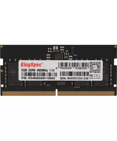 Купить Память KingSpec 8Gb DDR5 4800MHz PC5-38400 CL40 SO-DIMM 288-pin 1.1В single rank RTL [KS4800D5N11008G], изображение 2 в компании Зеон