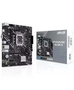 Купить Материнская плата Asus PRIME H610M-K LGA1700 Intel H610 2xDDR5 mATX AC97 8ch(7.1) GbLAN+VGA+HDMI в компании Зеон