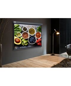 Купить Экран настенно-потолочный Cactus CS-PSW-150X150-SG 150x150см Wallscreen 1:1 рулонный серый, изображение 3 в компании Зеон