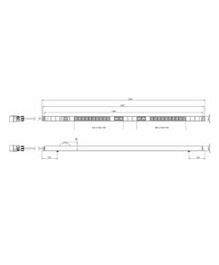 Купить Сетевой фильтр вертикальный Hyperline SHE-20IEC-4BIEC-B-3PVB 20 розеток IEC320 C13, 4 розетки IEC320 C19, автоматич. выключатель, кабель питания 3м (3х4.0мм2) с вилкой IEC 60309 32А (2х16A) (2P+E), 250В, 1556x44.4x44.4мм (ДхШхВ), корпус алюминий, черный, изображение 9 в компании Зеон