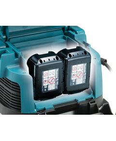 Купить Строительный пылесос Makita DVC150LZ (уборка: сухая/влажная) белый, изображение 2 в компании Зеон