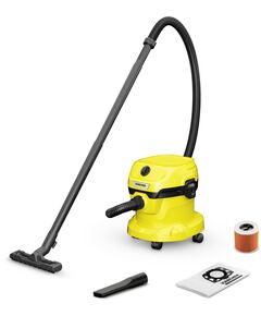 Купить Строительный пылесос Karcher WD 2 Plus V-12/6/18/C 1000Вт (уборка: сухая/влажная) желтый [1.628-015.0], изображение 3 в компании Зеон