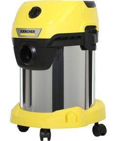 Купить Строительный пылесос Karcher WD 3 S V-17/4/20 1000Вт (уборка: сухая/сбор воды) желтый [1.628-135.0], изображение 9 в компании Зеон