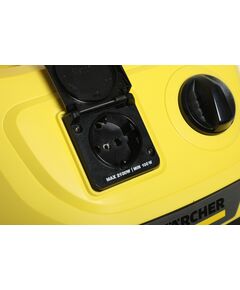 Купить Строительный пылесос Karcher WD 3 P V-17/4/20 Workshop 1000Вт (уборка: сухая/сбор воды/выдув) желтый [1.628-175.0], изображение 4 в компании Зеон