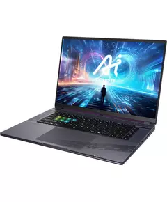 Купить Ноутбук GigaByte Aorus 16X Core i7 13650HX 16Gb SSD1Tb NVIDIA GeForce RTX4060 8Gb 16" IPS QHD+ (2560x1600) Free DOS grey WiFi BT Cam [9KG-43KZC54SD] в компании Зеон