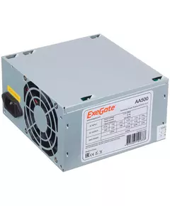 Купить Блок питания Exegate AA500 ATX 500W, 8cm fan, 24p+4p, 2*SATA, 1*IDE [EX256711RUS] в компании Зеон