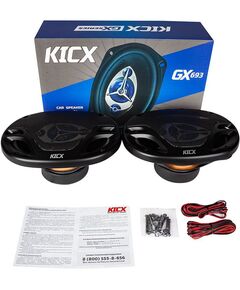 Купить Колонки автомобильные Kicx GX-693 200Вт 92дБ 4Ом 15x23см (6x9дюйм) (2 шт в компплекте) коаксиальные трехполосные [2012590], изображение 5 в компании Зеон