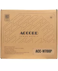 Купить Блок питания Accord ACC-W700P ATX 700W 80 PLUS WHITE (20+4pin) 120mm fan 6xSATA RTL, изображение 12 в компании Зеон