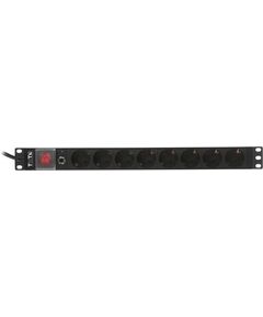 Купить Блок распределения питания Lanmaster TWT-PDU19-16A8P-1.8 гор.размещ. 8xSchuko базовые 16A Schuko 1.8м, изображение 7 в компании Зеон