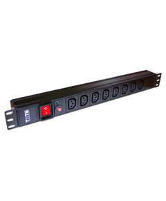 Купить Блок распределения питания Lanmaster TWT-PDU19-10A8C3 гор.размещ. 8xC13 базовые 10A C14 в компании Зеон