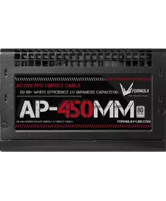 Купить Блок питания Formula AP-450MM ATX 450W 80 PLUS WHITE (20+4pin) APFC 120mm fan 6xSATA RTL, изображение 3 в компании Зеон