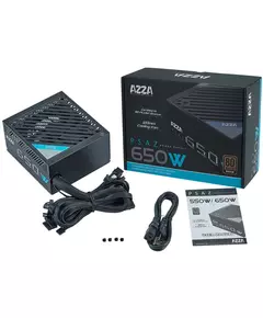 Купить Блок питания Azza PSAZ-650B ATX 650W 80+ bronze (20+4pin) APFC 120mm fan 5xSATA RTL, изображение 7 в компании Зеон