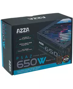 Купить Блок питания Azza PSAZ-650B ATX 650W 80+ bronze (20+4pin) APFC 120mm fan 5xSATA RTL, изображение 5 в компании Зеон